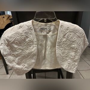 Marie St. Claire White Valero Jacket
